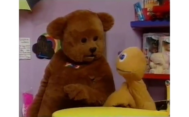rainbow bungle teddy bear