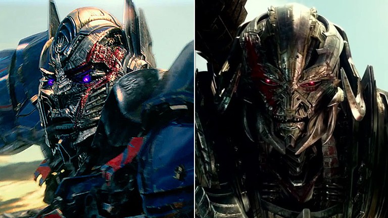 Optimus Prime and Megatron in Transformers: The Last Knight