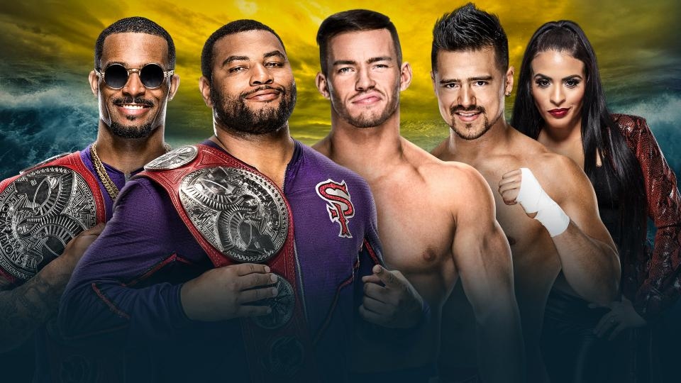 WWE WrestleMania 36: Street Profits vs. Austin Theory and Angel Garza for the WWE Raw Tag Team Championship