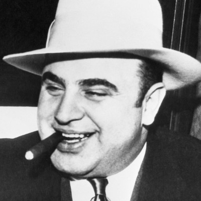Al Capone with a Cigar