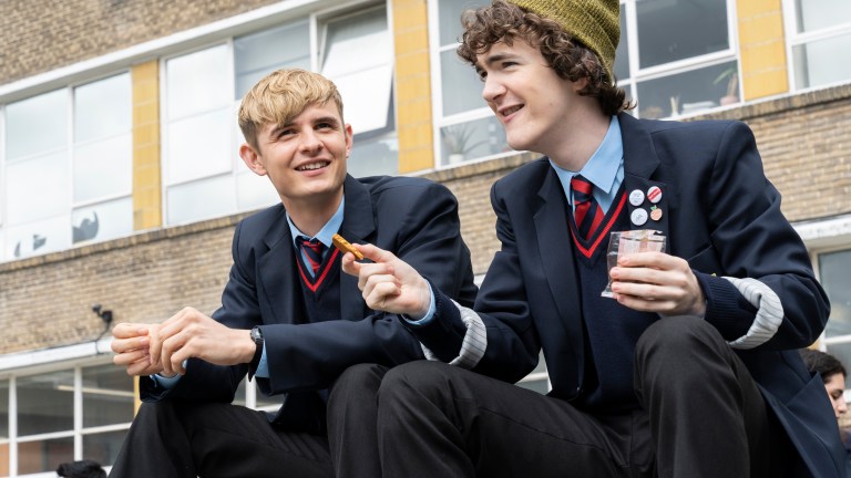 Otto Farrant and Brenock O'Connor in Alex Rider