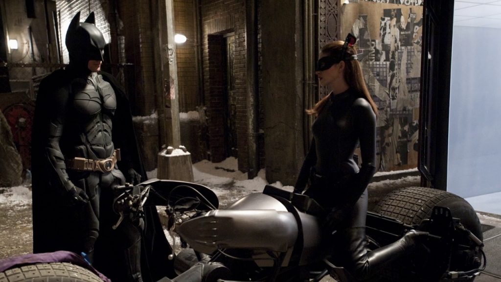Batman and Catwoman in The Dark Knight Rises