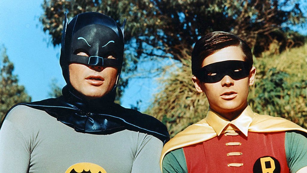 Adam West and Burt Ward in Batman The Movie