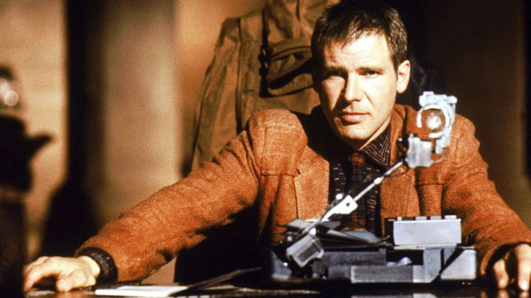 Harrison Ford testing replicants in Blade Runner