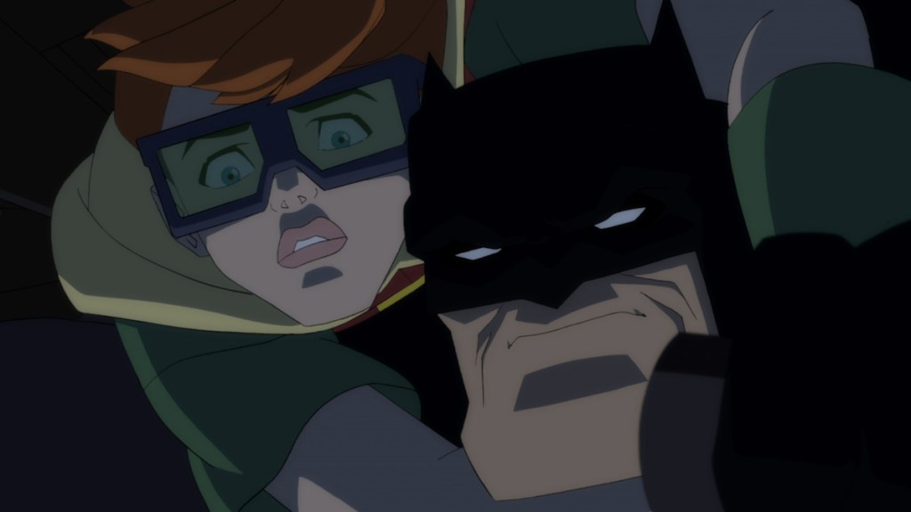 Robin and Batman in Batman: The Dark Knight Returns (2013)