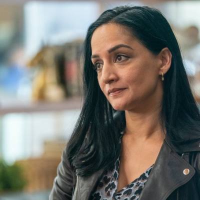 Archie Panjabi as Fiona on HBO's Run