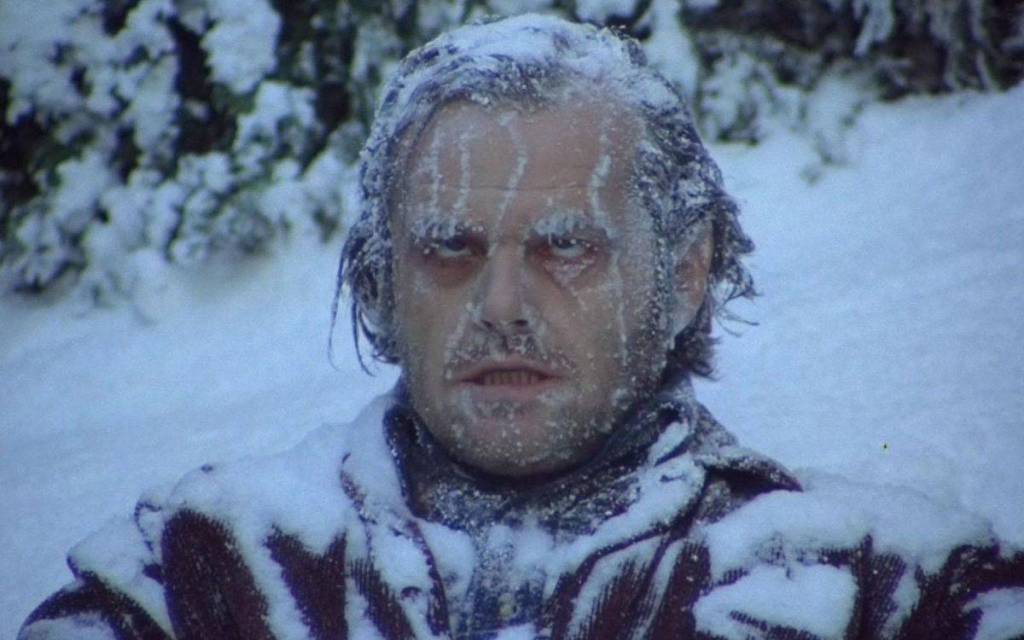 Jack Torrance Frozen in The Shining Hedge Maze