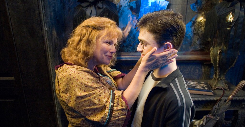 Molly Weasley and Harry Potter