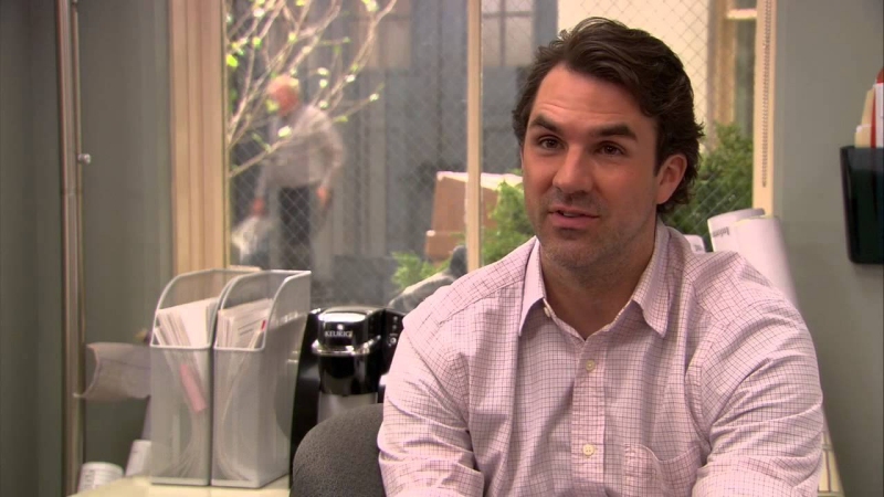 Paul Schneider as Mark Brendanawicz on Parks and Recreation