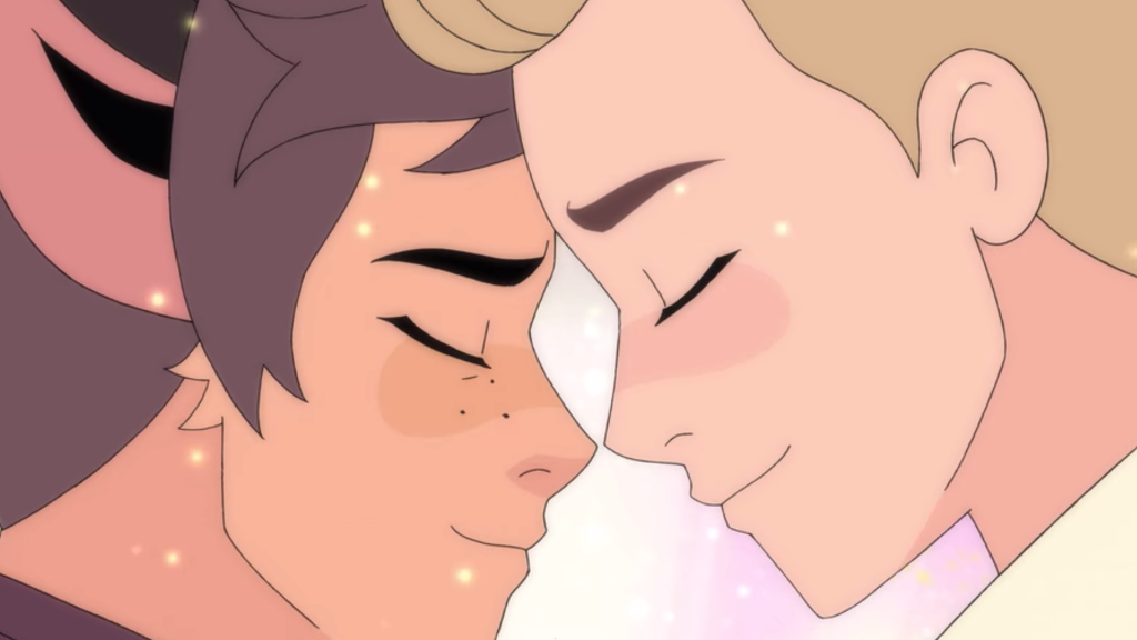 Catra and Adora in She-Ra's ending