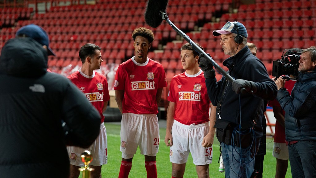 The First Team behind the scenes