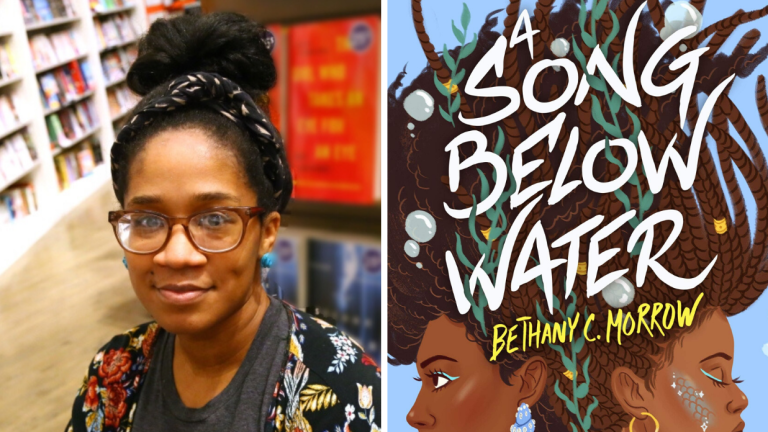 Author Bethany C. Morrow and her book A Song Below Water