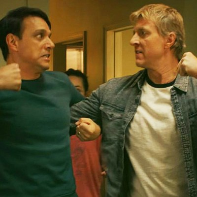 Ralph Macchio and William Zabka on Cobra Kai