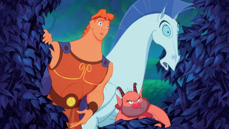 Hercules, Pegasus and Phil in Disney's Hercules