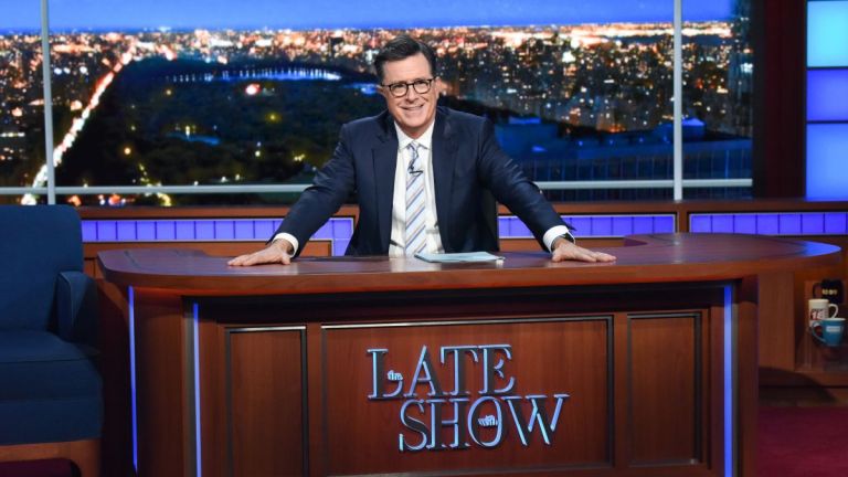 Stephen Colbert on the Late Show