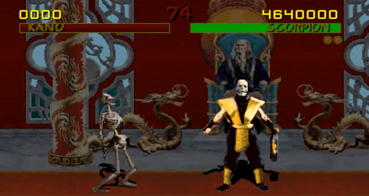 Scorpion's Fatality from Mortal Kombat