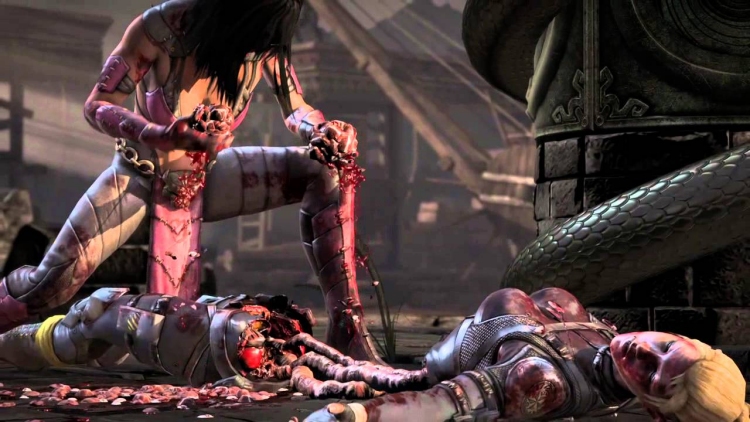 Mileena's Fatality from Mortal Kombat X