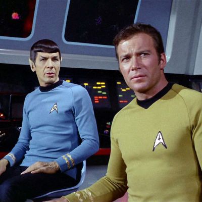 Kirk and Spock in Star Trek: The Original Series