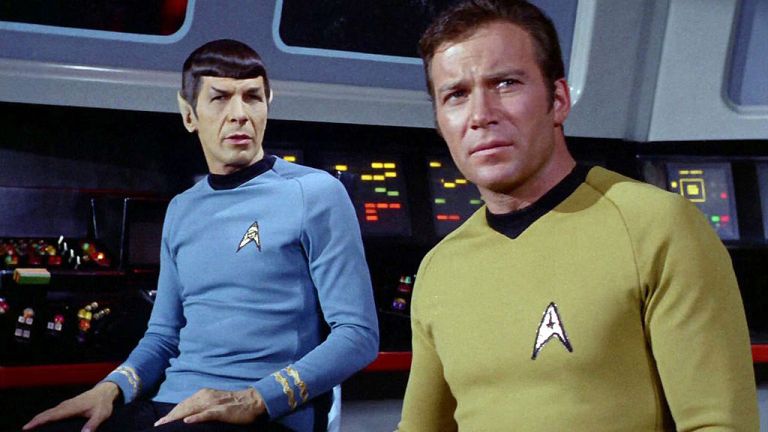 Kirk and Spock in Star Trek: The Original Series