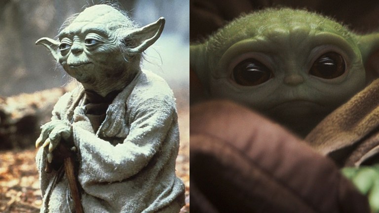 Yoda and Baby Yoda