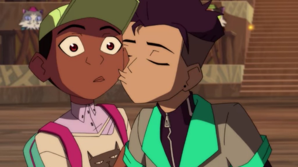 Benson and Troy in Kipo and the Age of the Wonderbeasts