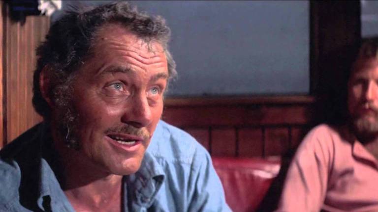 Robert Shaw as Quint in Jaws