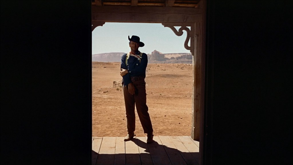 John Wayne in The Searchers Ending
