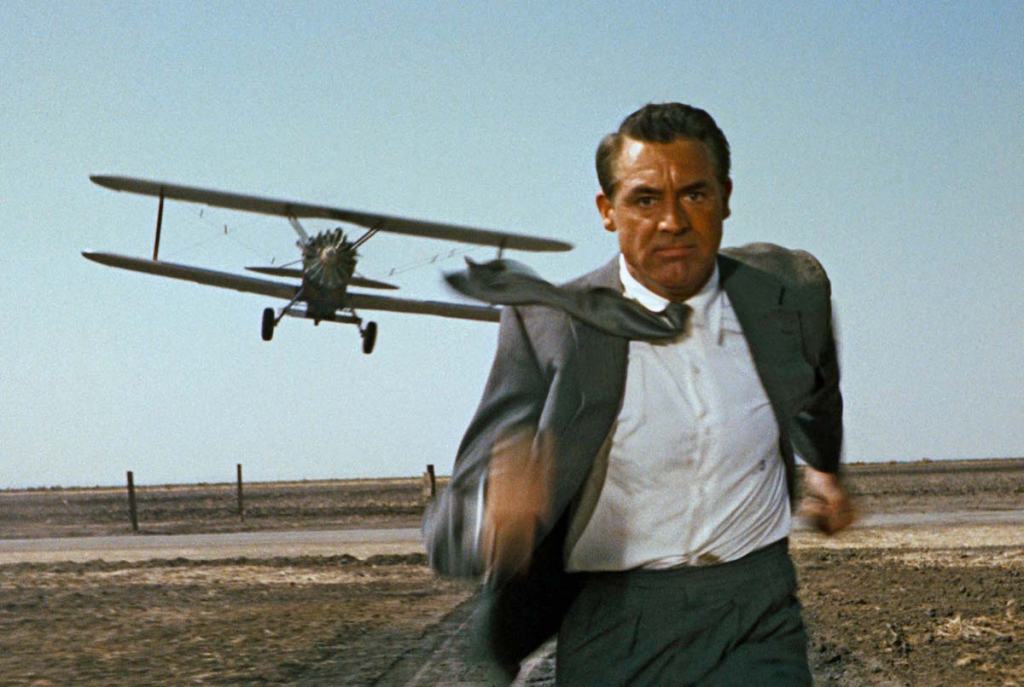 Cary Grant in Alfred Hitchcock's North by Northwest