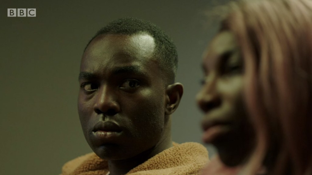 Paapa Essiedu and Michaela Coel in I May Destroy You