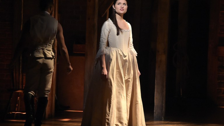 Phillipa Soo as Eliza in Hamilton