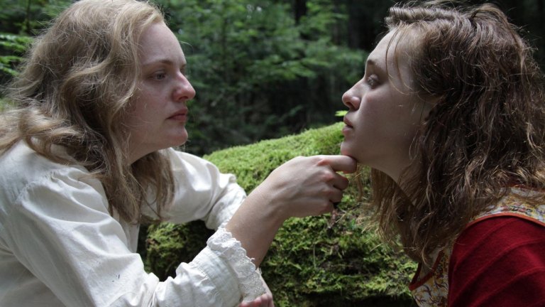 Elisabeth Moss and Odessa Young in Shirley