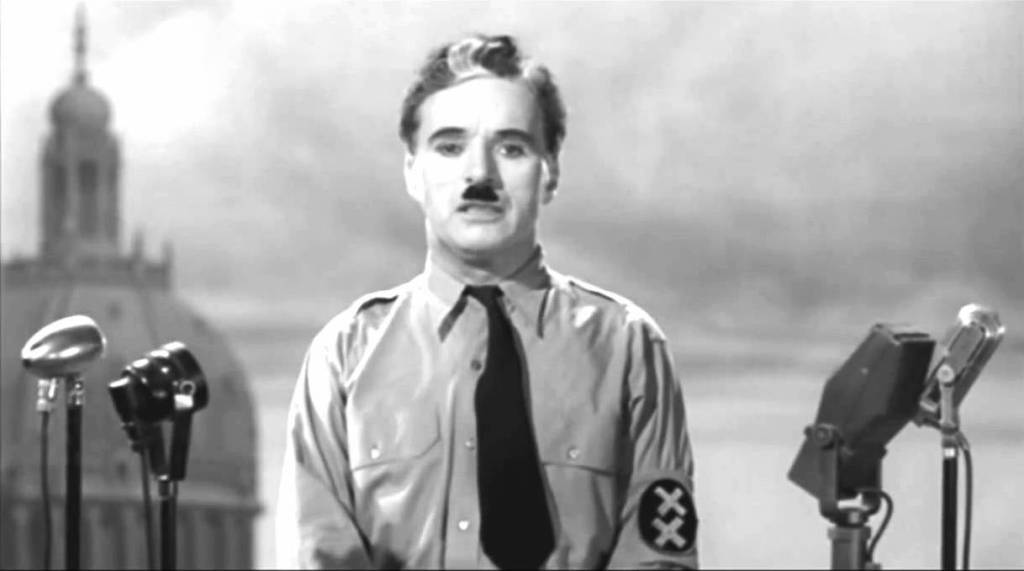 Charlie Chaplin in The Great Dictator