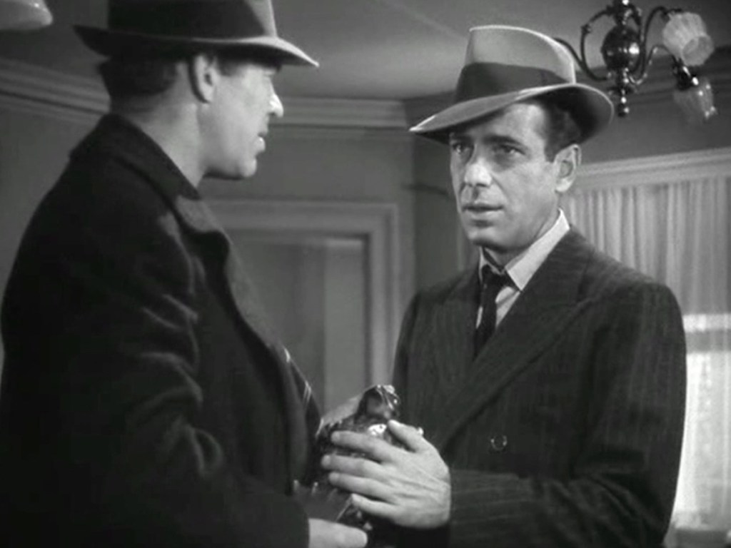 Humphrey Bogart in The Maltese Falcon Ending