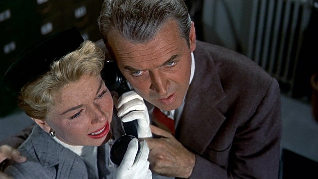 Jimmy Stewart and Doris Day in The Man Who Knew Too Much