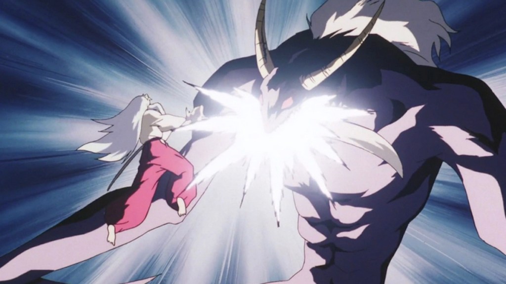 Inuyasha versus a demon