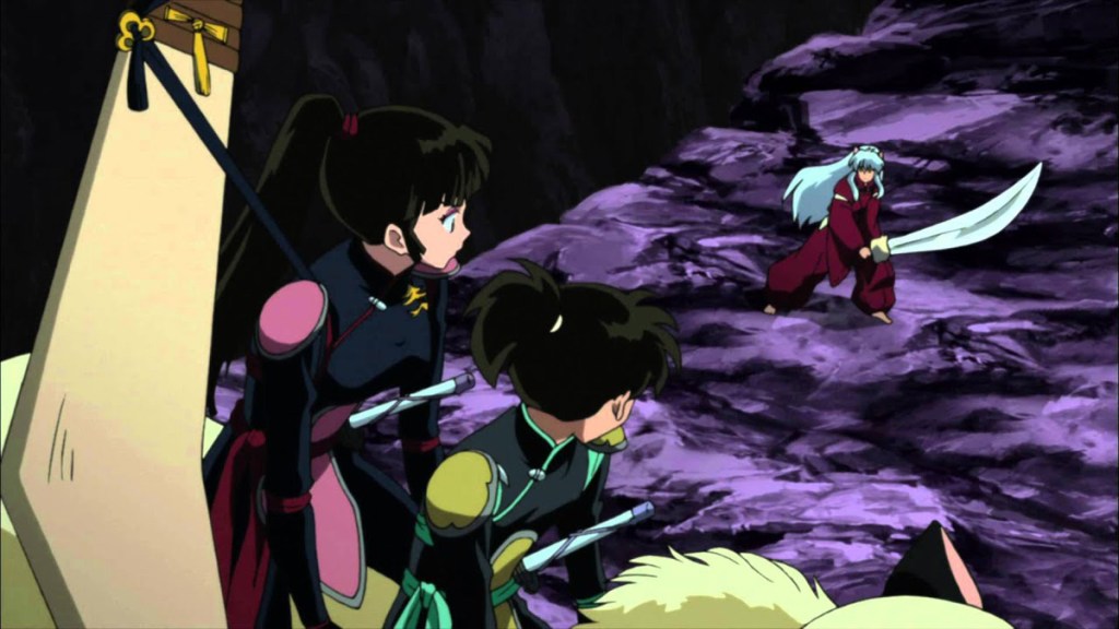 Sango, Kohaku, and Inuyasha