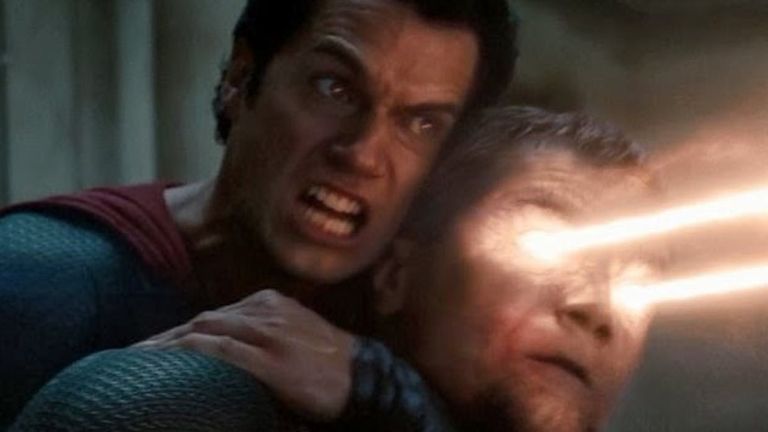 Henry Cavill and Michael Shannon in Man of Steel