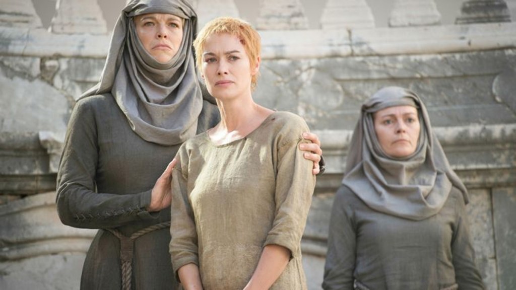 Septa Unella and Cersei's walk of shame