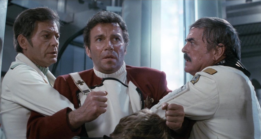 William Shatner in Star Trek II: The Wrath of Khan