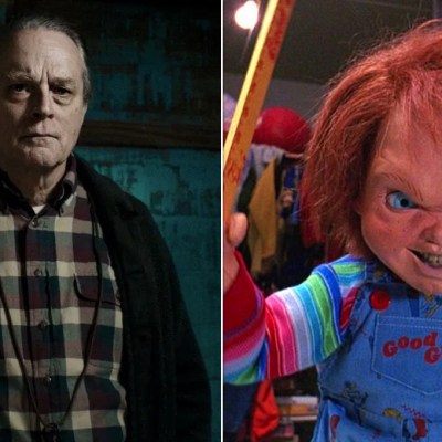 Brad Dourif in Wildling; Chucky in Child's Play