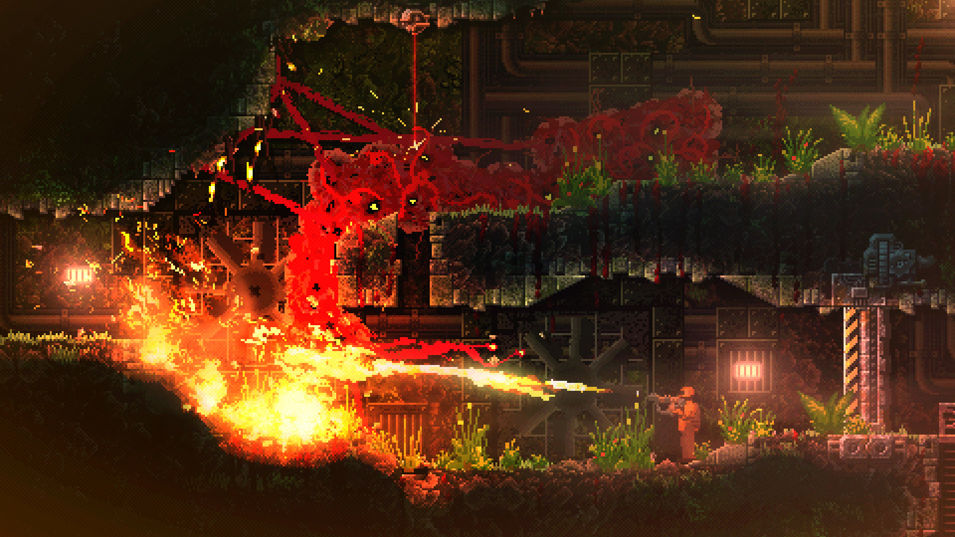 Carrion Review: A Brilliant Horror Game Where You Are the Monster | Den of Geek Carrion Review: A Brilliant Horror Game Where You Are the Monster | Den of Geek