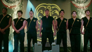 William Zabka and the Cobra Kai cast