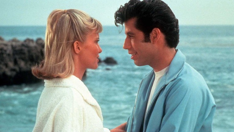 Olivia Newton-John and John Travolta in Grease