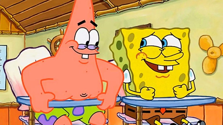 Patrick and SpongeBob on SpongeBob SquarePants