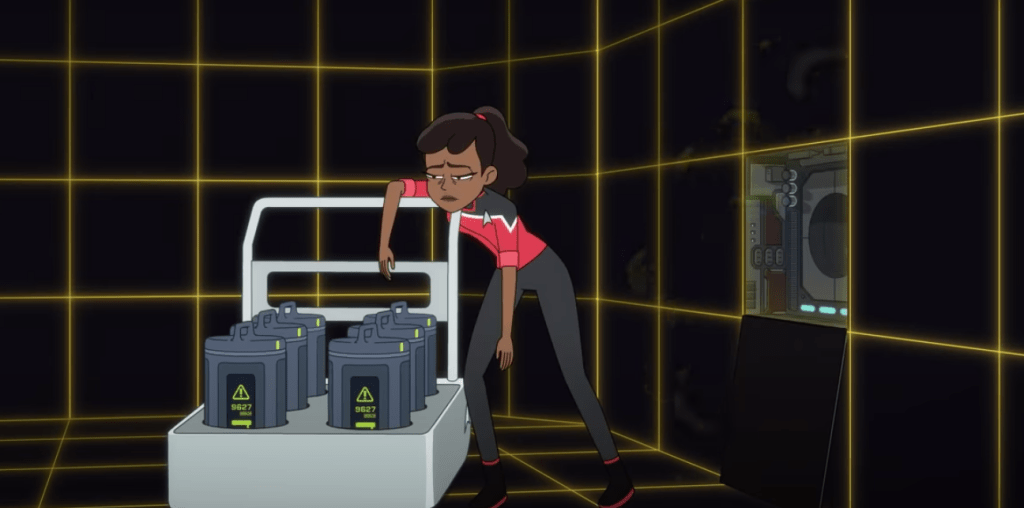 Star Trek: Lower Decks holodeck cleaning