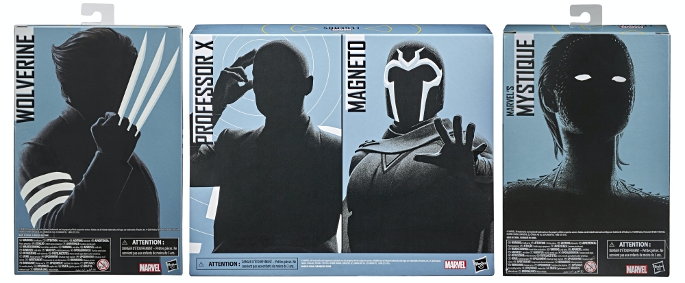 The boxes for Marvel Legends X-Men 20th Anniversary