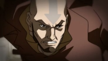 Why was Aang serious in The Legend of Korra?