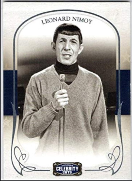 Donruss Americana Celebrity Cuts Leonard Nimoy Card