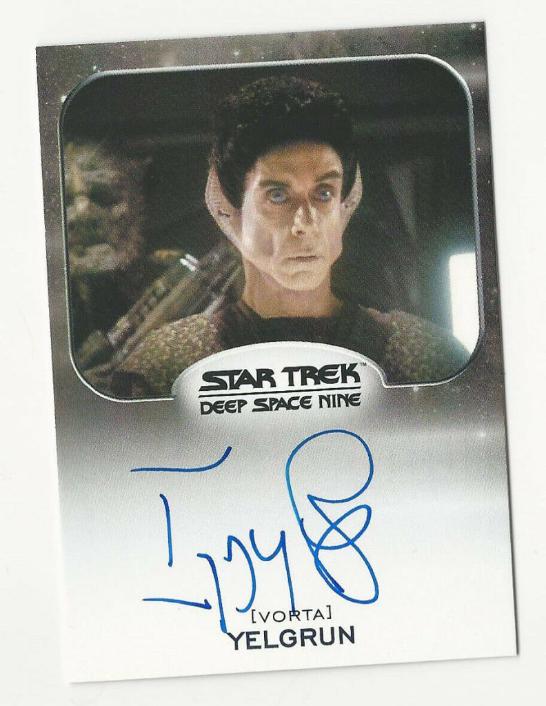 Star Trek: Deep Space Nine Iggy Pop Autograph Card