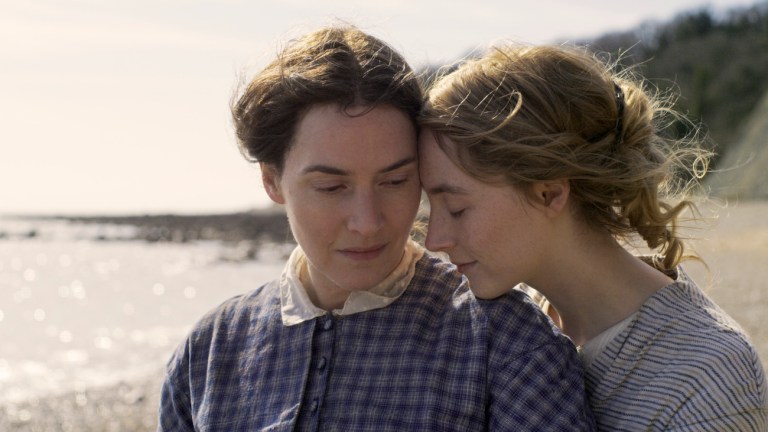 Kate Winslet and Saoirse Ronan in Ammonite